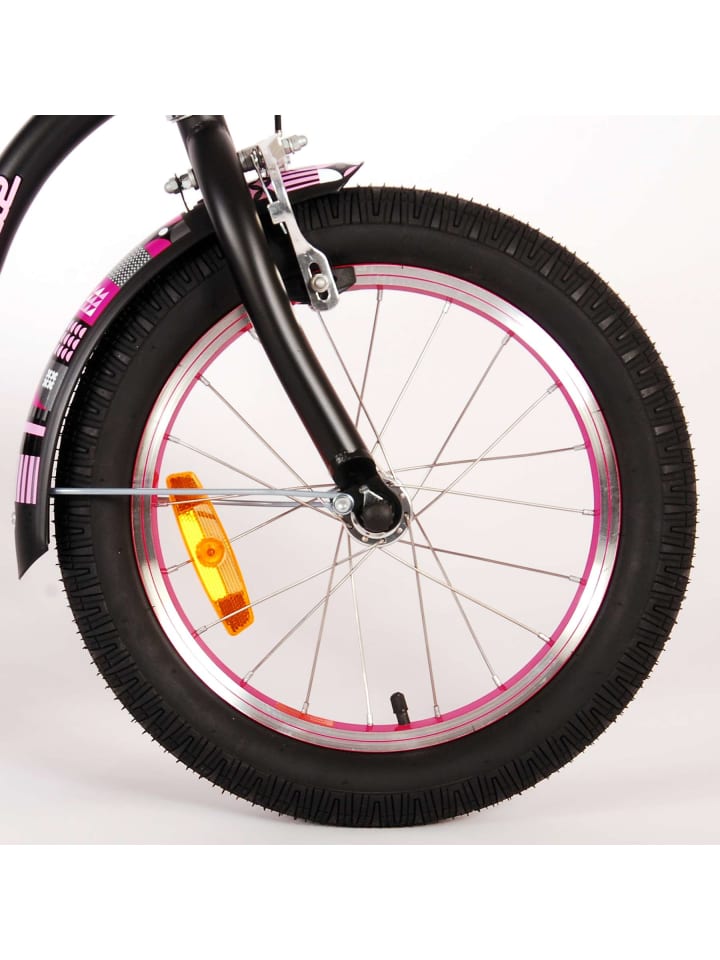 Volare Kinderfahrrad Miracle Cruiser Mädchen 16 Zoll Kinderrad in Mattschwarz 4 Jahre günstig kaufen onesize