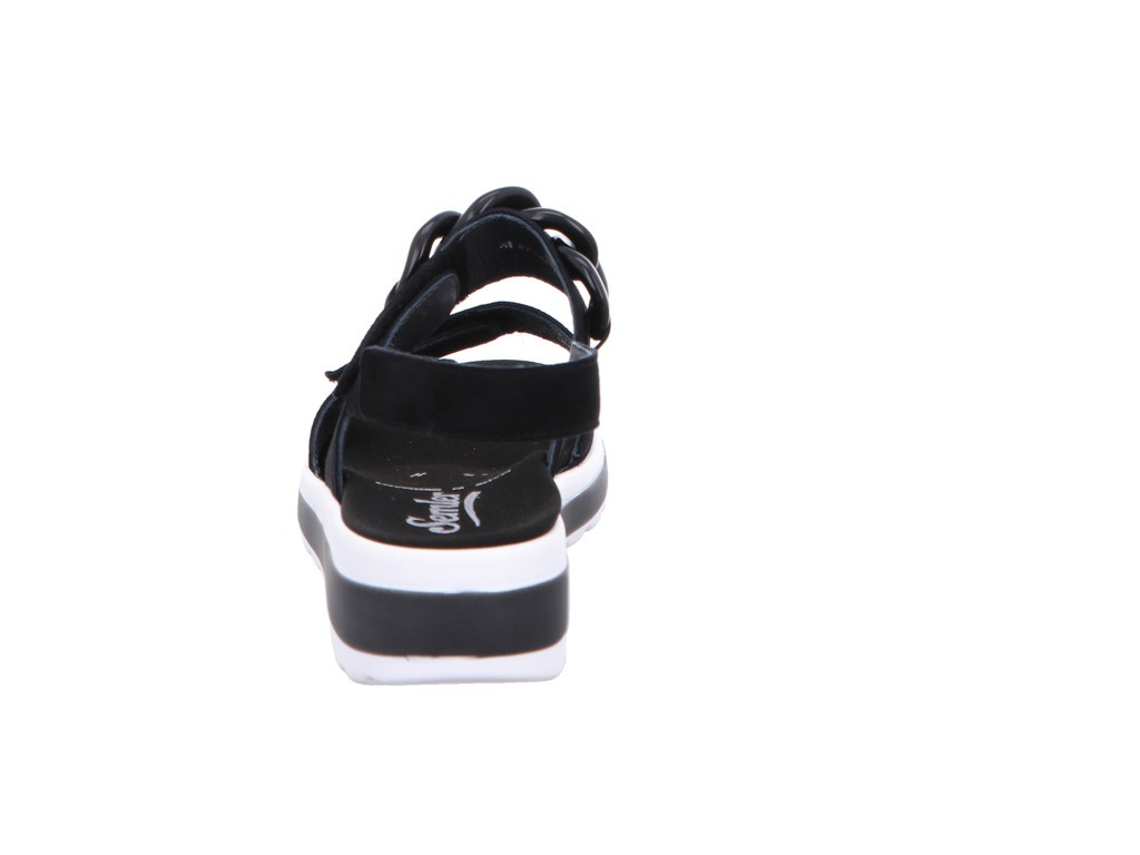 SEMLER Klassische Sandalen schwarz