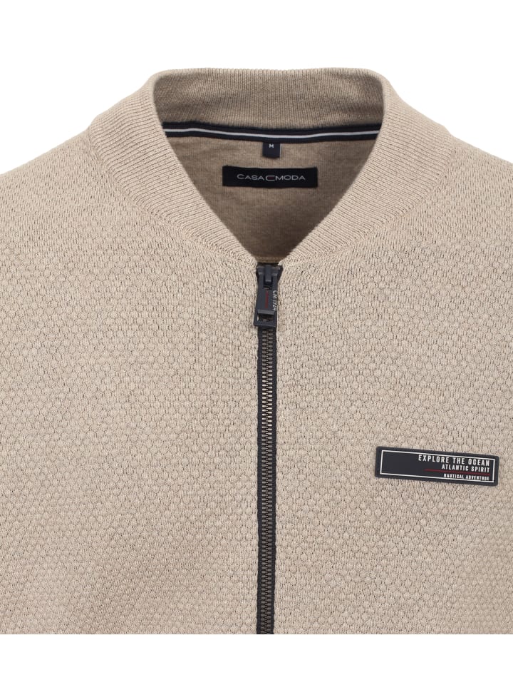CASAMODA Strickjacke in Beige günstig kaufen 4XL