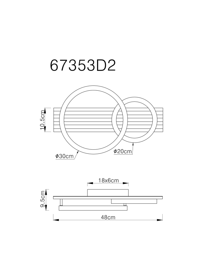 Globo lighting Deckenleuchte 