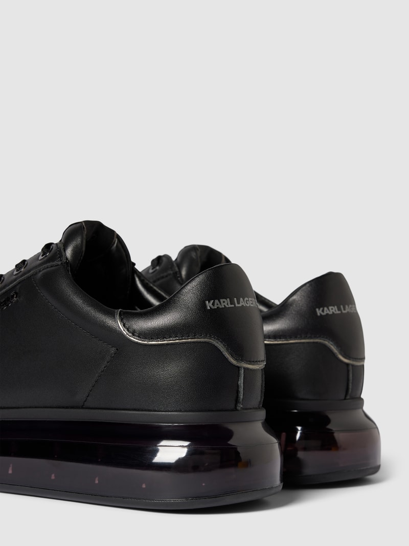 Sneaker aus Leder Modell 'KUSHIO' in schwarz