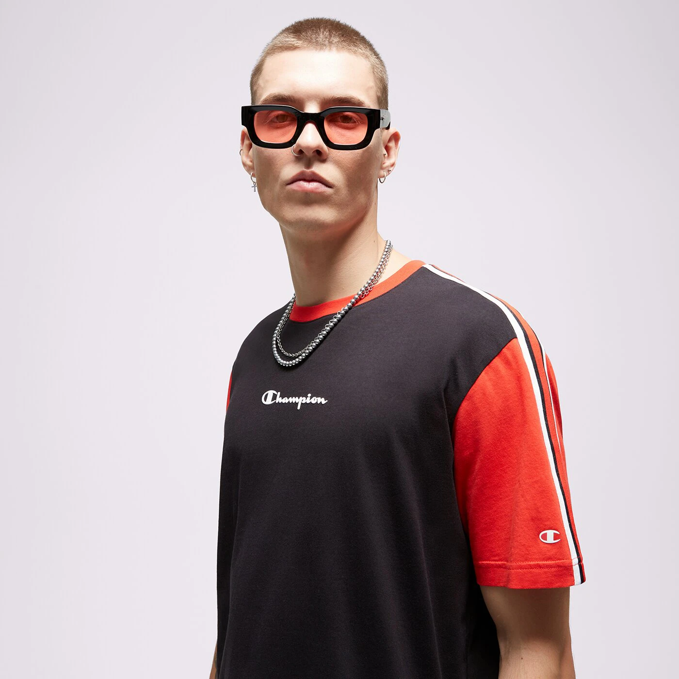 CHAMPION T-SHIRT CREWNECK T-SHIRT Schwarz