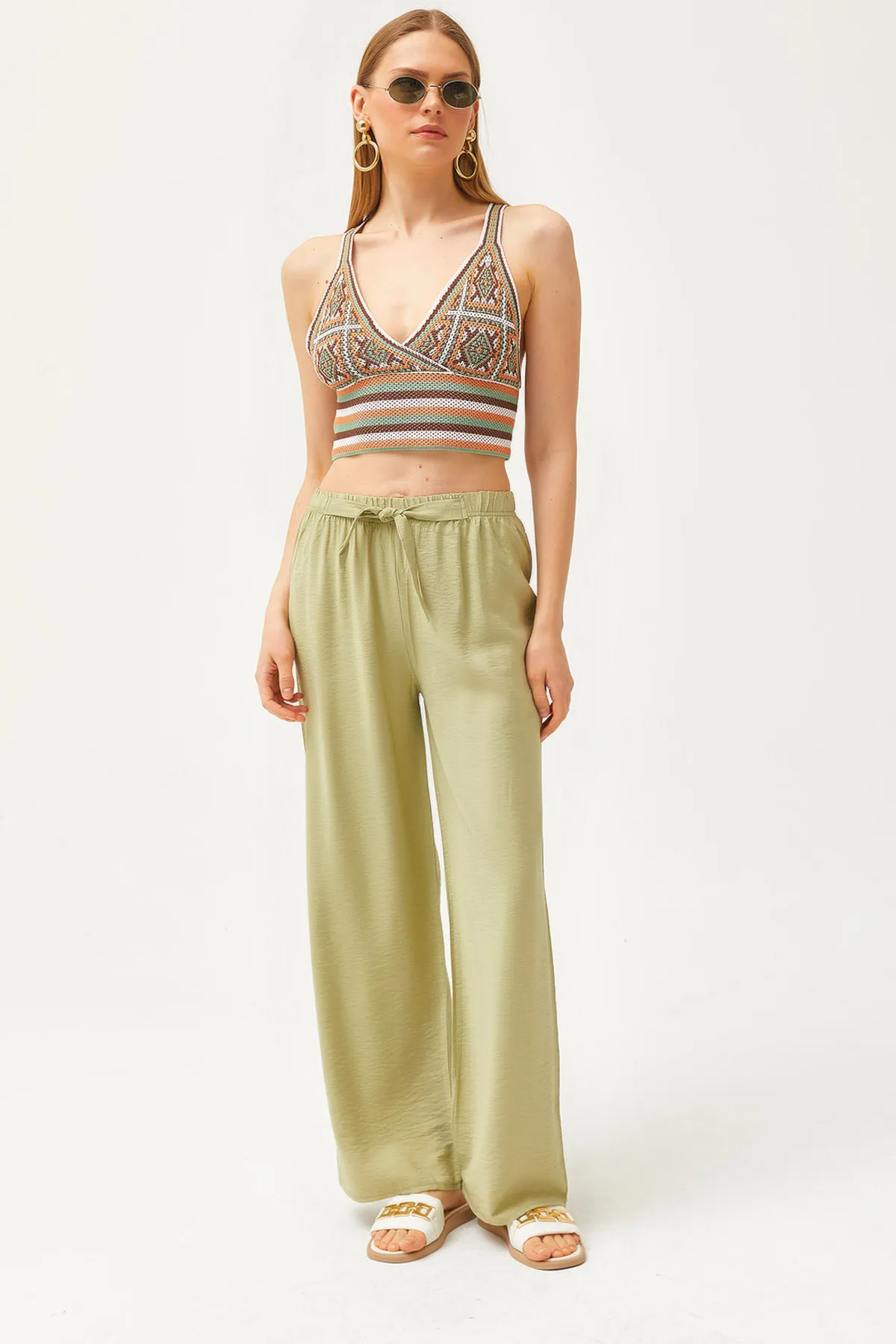 Olalook  Hose - Dunkelblau - Wide Leg