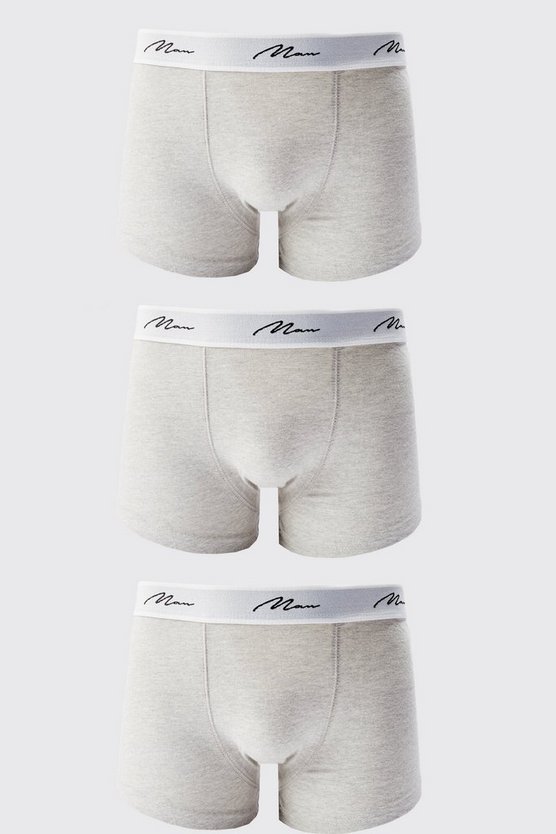 3er-Pack Boxershorts mit MAN-Schriftzug