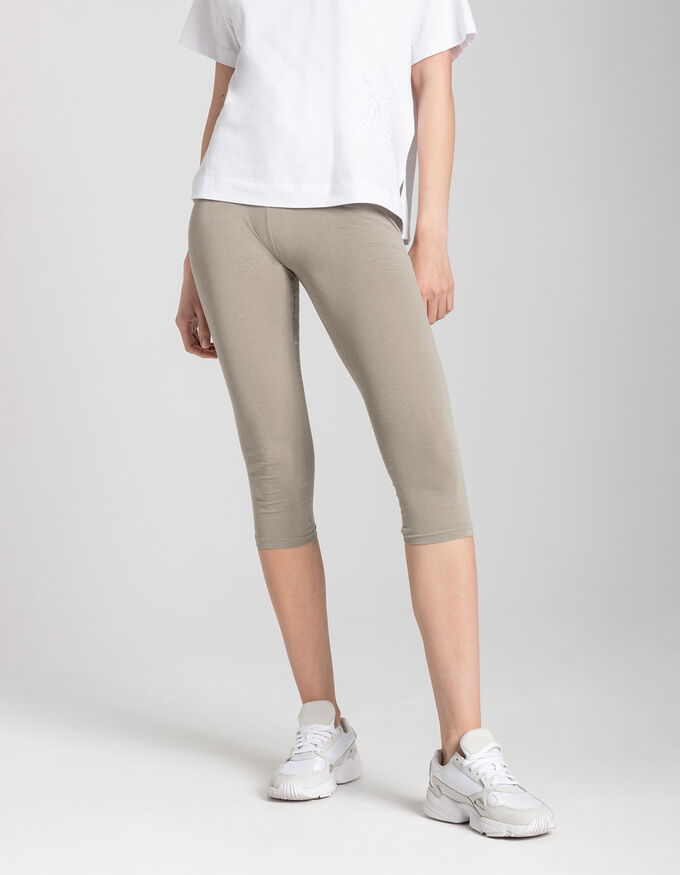 Capri Leggings - Elastischer Bund