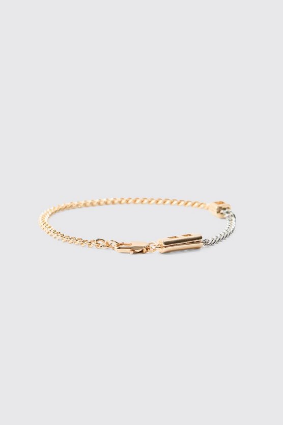 Goldenes Metall-Armband mit Verschluss