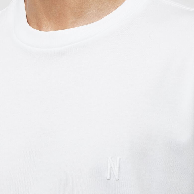 Norse Projects Johannes Organic N Logo T-shirt white