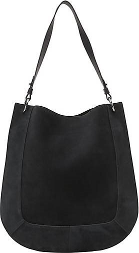 Marc O'Polo Hobo-Bag large aus Veloursleder