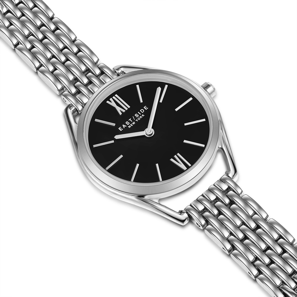 EASTSIDE Montre à quartz Edison en Argent Acier inoxydable en Argent Montre