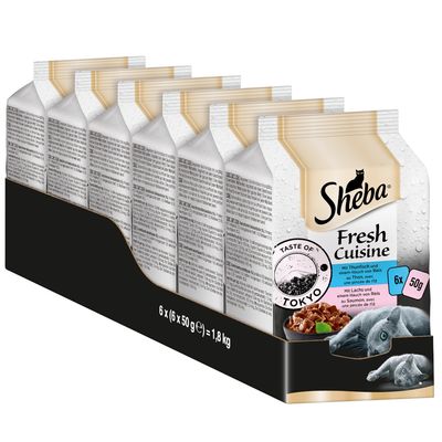 Sheba Fresh Cuisine Taste of Tokyo (MSC) 6 x 50 g