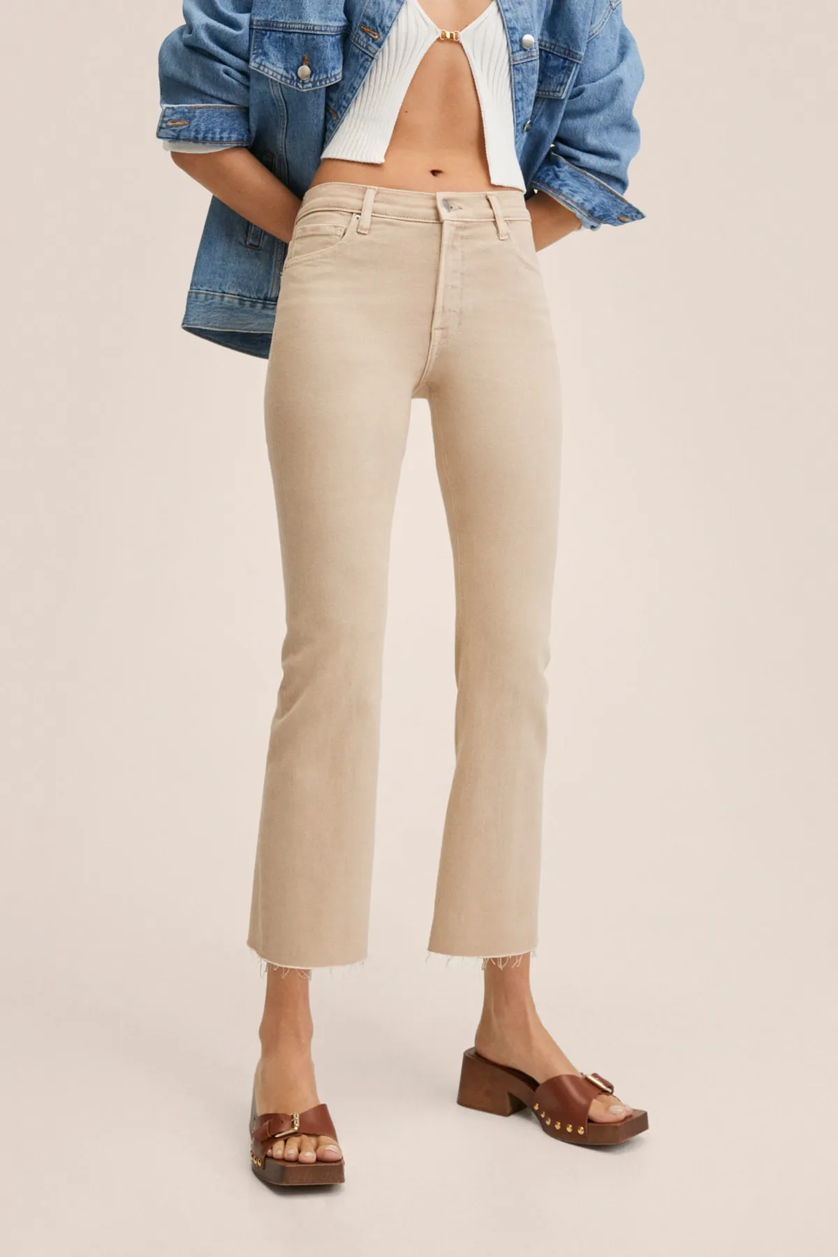MANGO  27095772 Damen/Mädchen Beige
