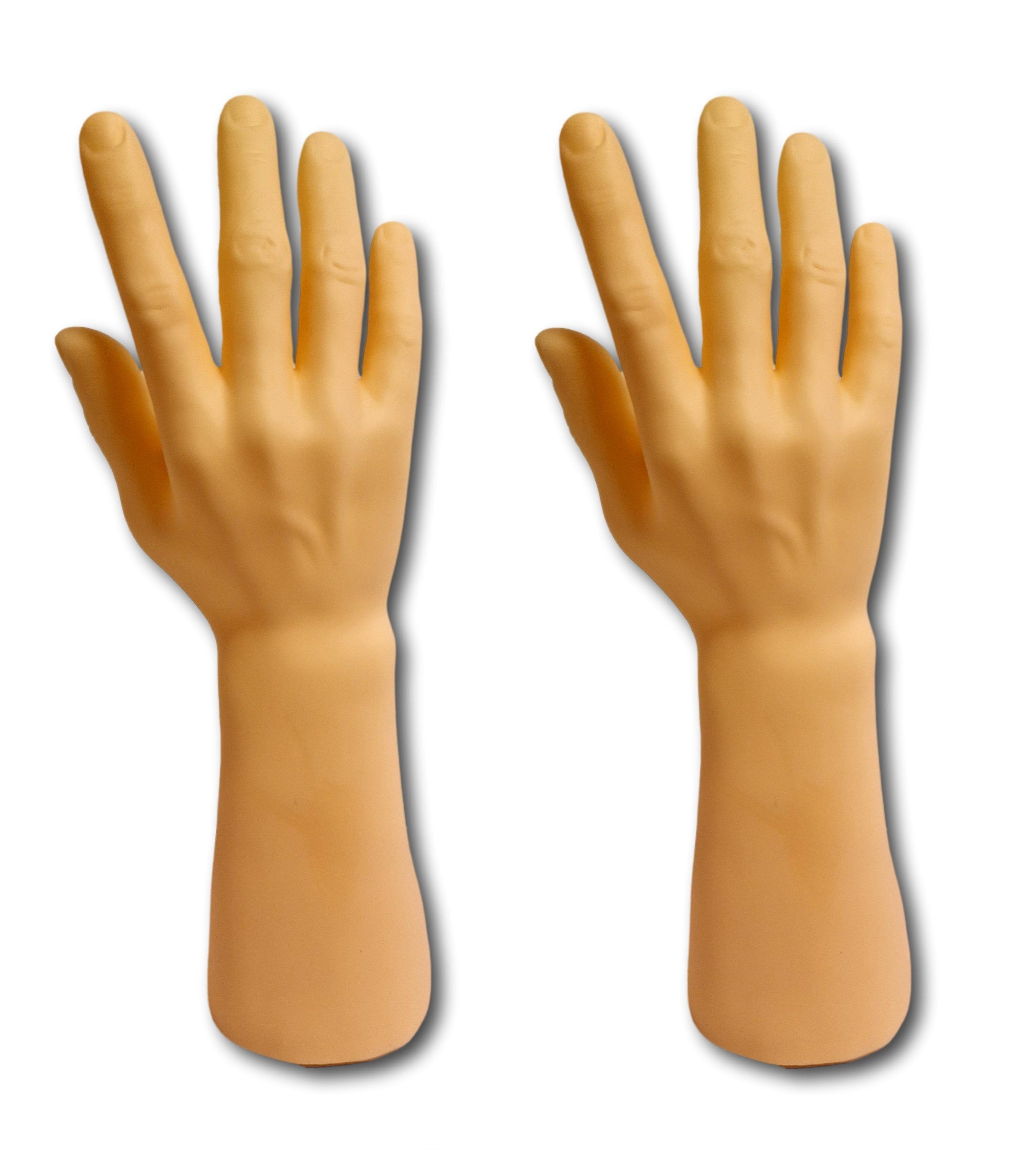 BAYLI Schmuckständer 2 x Herrenhand als Schmuckständer für Ketten, Ringe, Handschuhe