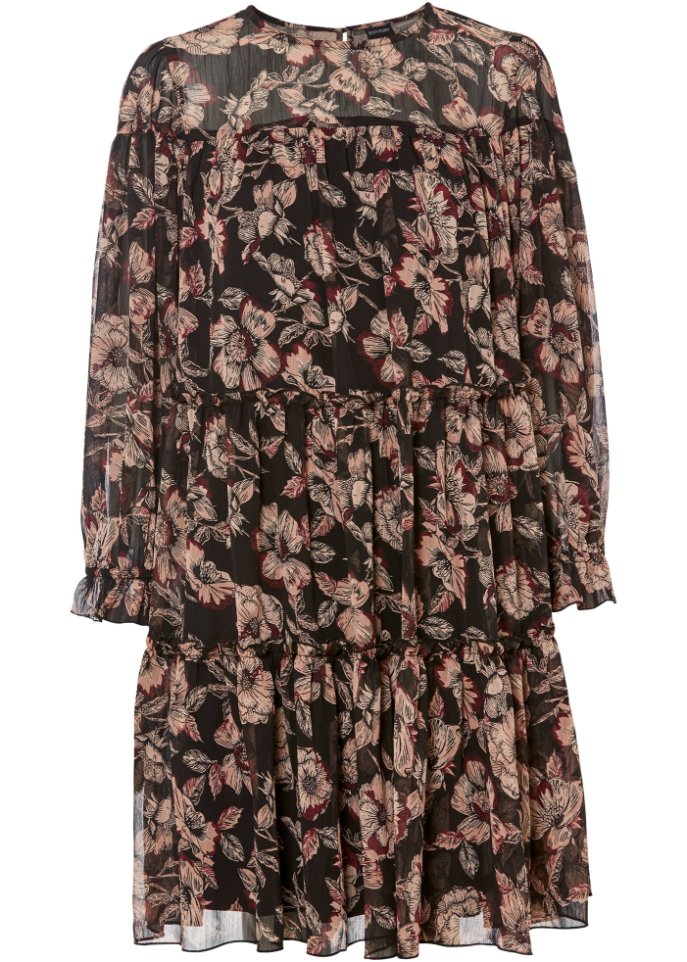 Kleid mit Volants