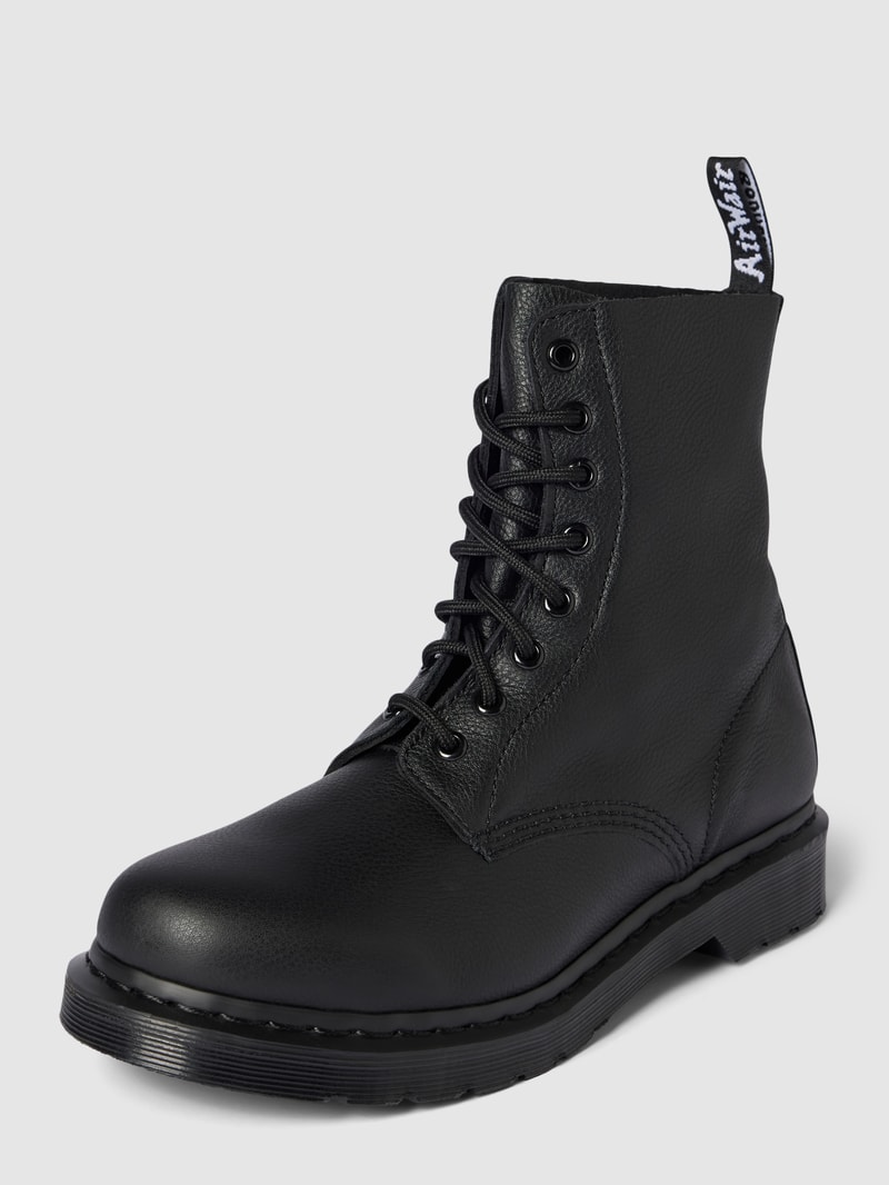 Boots mit Schnürung Modell 'Pascal' in schwarz