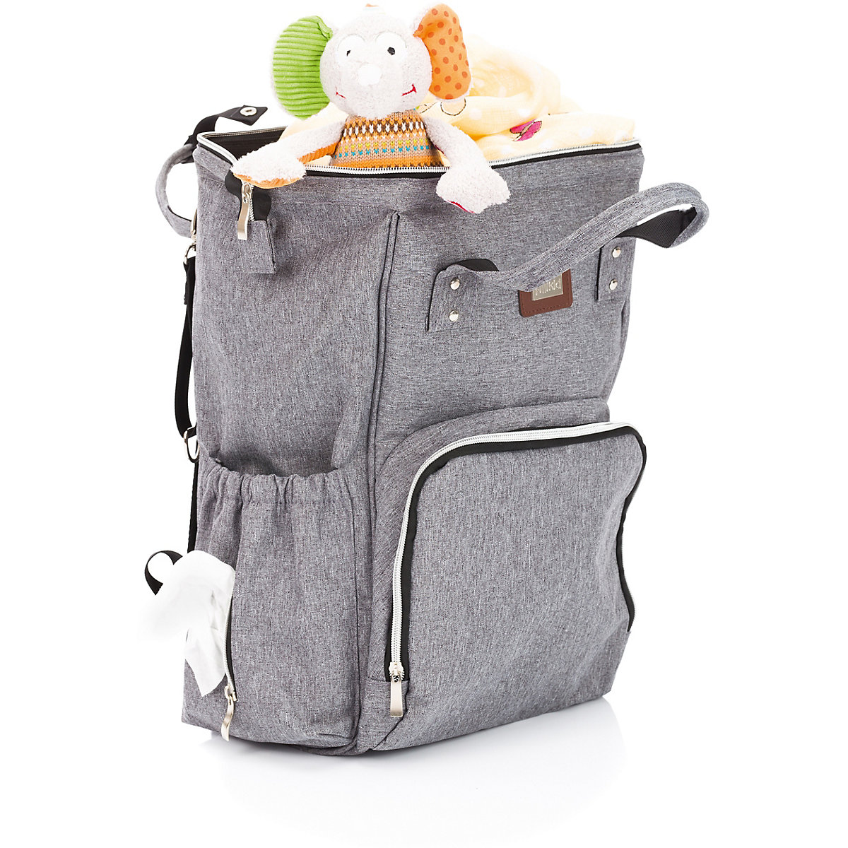 Wickelrucksack, grau