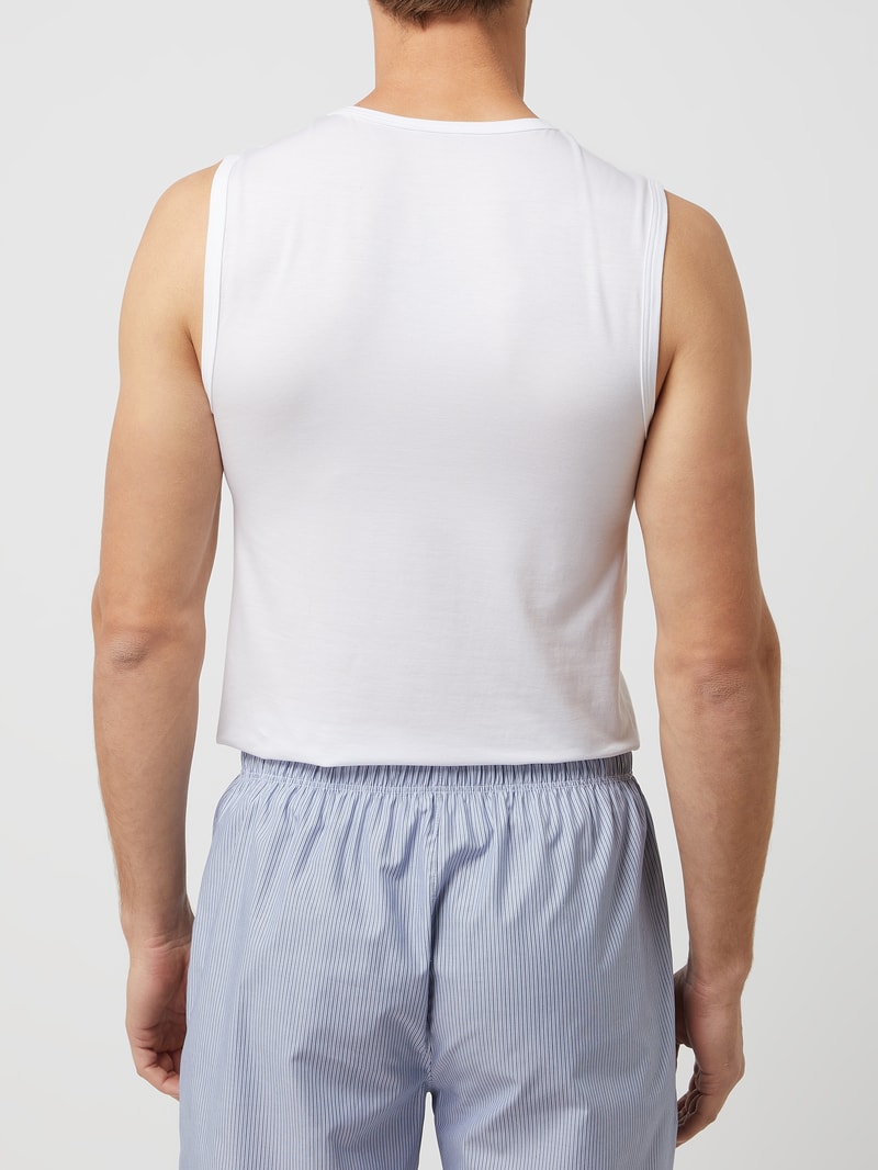 Tanktop aus Lyocellmischung in weiß