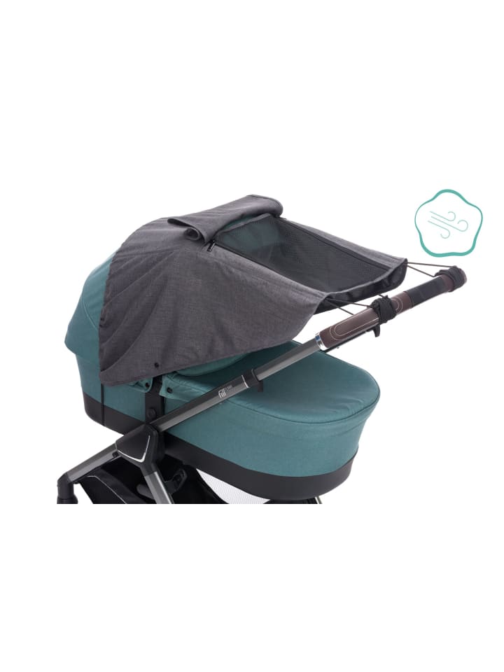 fillikid Fillikid Sonnenschutz Deluxe für Buggy und Sportwagen Exclusiv in Grau Melange günstig kaufen onesize