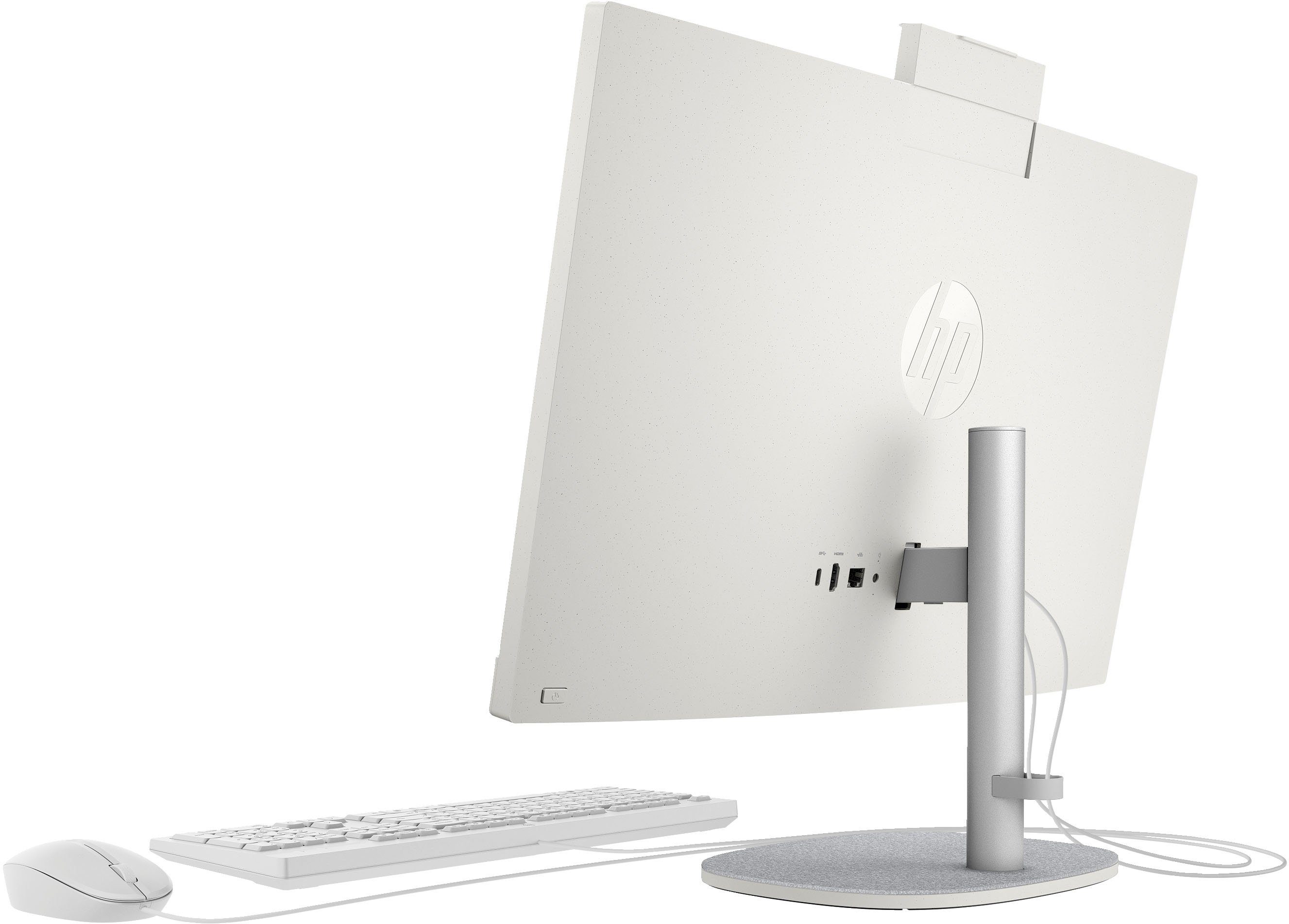 HP 24-cr0006ng All-in-One PC (23,8 Zoll, AMD Ryzen 5 7520U, Radeon Graphics, 16 GB RAM, 512 GB SSD)