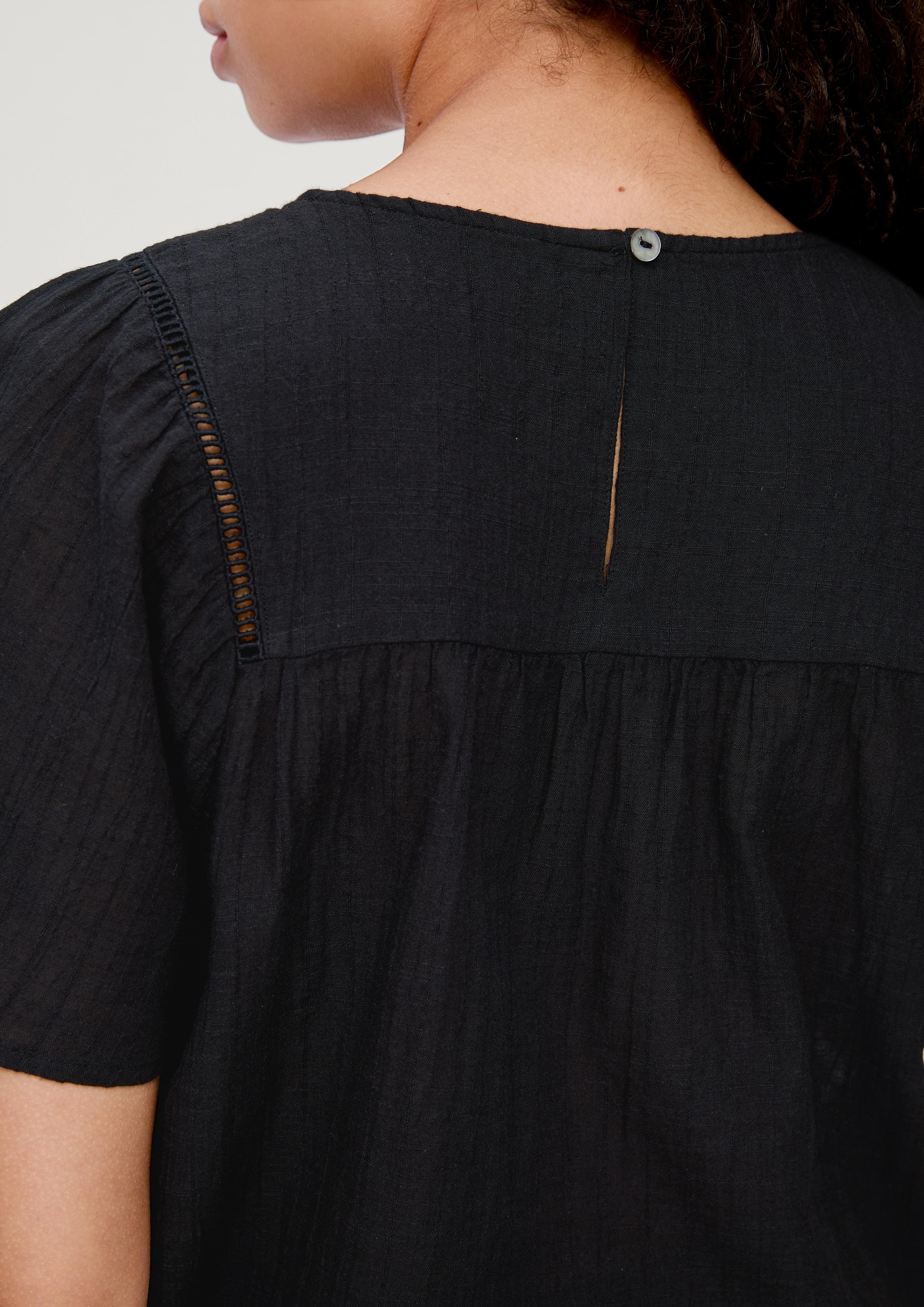 Bluse aus Baumwollcrêpe  2124572-9999