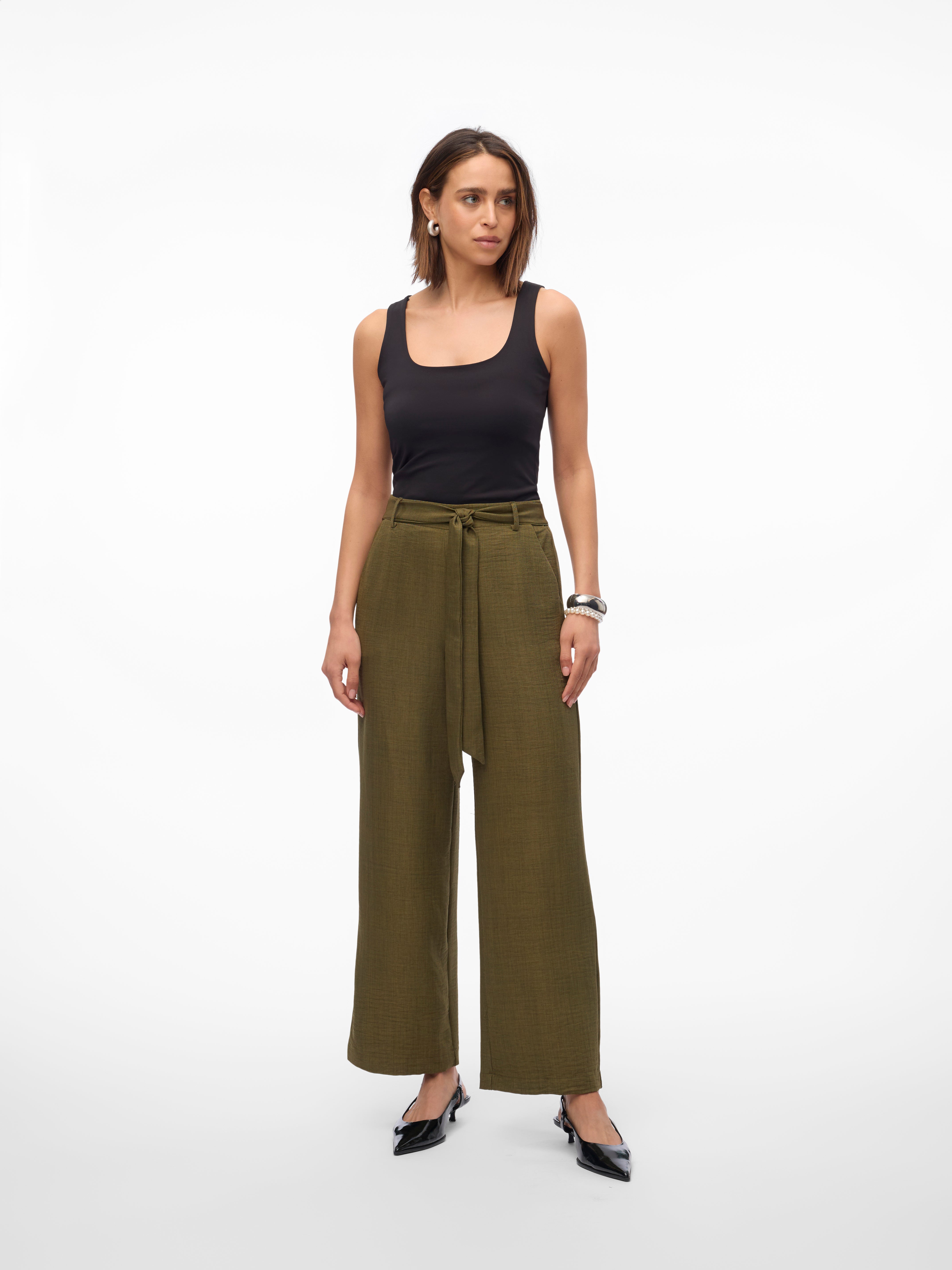 VMMELONY Hohe Taille Hose