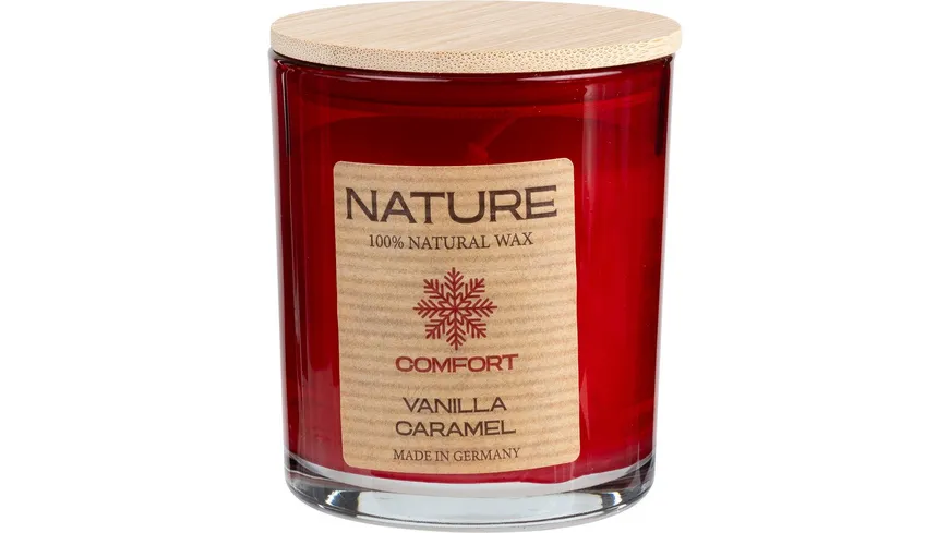 WENZEL Duftkerze im Glas Comfort Vanilla Caramel 85/70