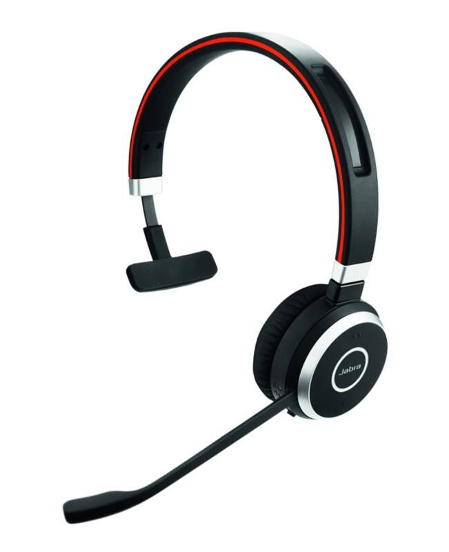 Jabra Headset Evolve 65 MS Mono Headset Kopfbügel Bluetooth Schwarz