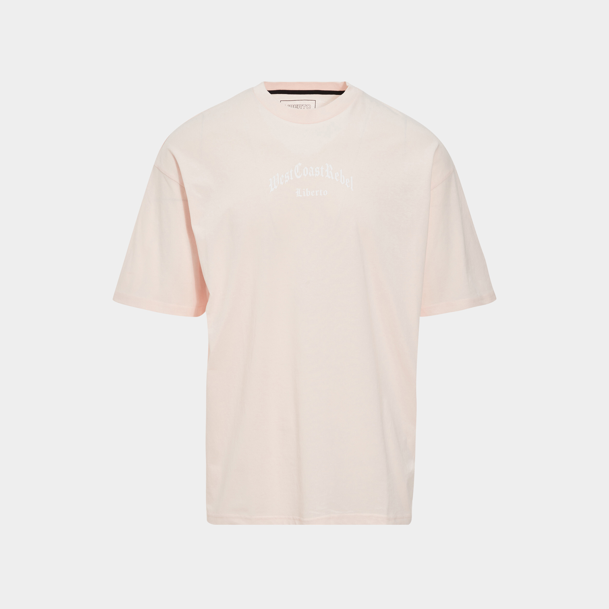 T-shirt manches courtes Liberto rose homme | La Halle