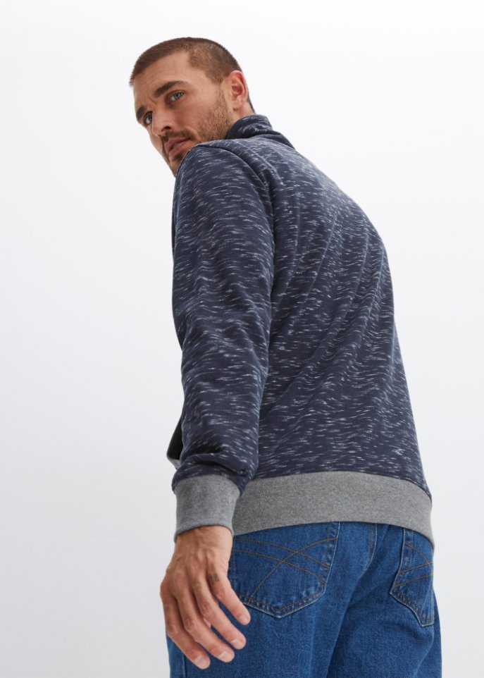 Sweatshirt mit Stehkragen