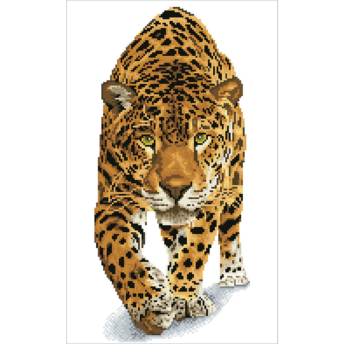 DIAMOND DOTZ® Squares Original Diamond Painting "On the prowl“ 32 x 52 cm extra funkelnd ab 8 Jahren (DQ9.007)