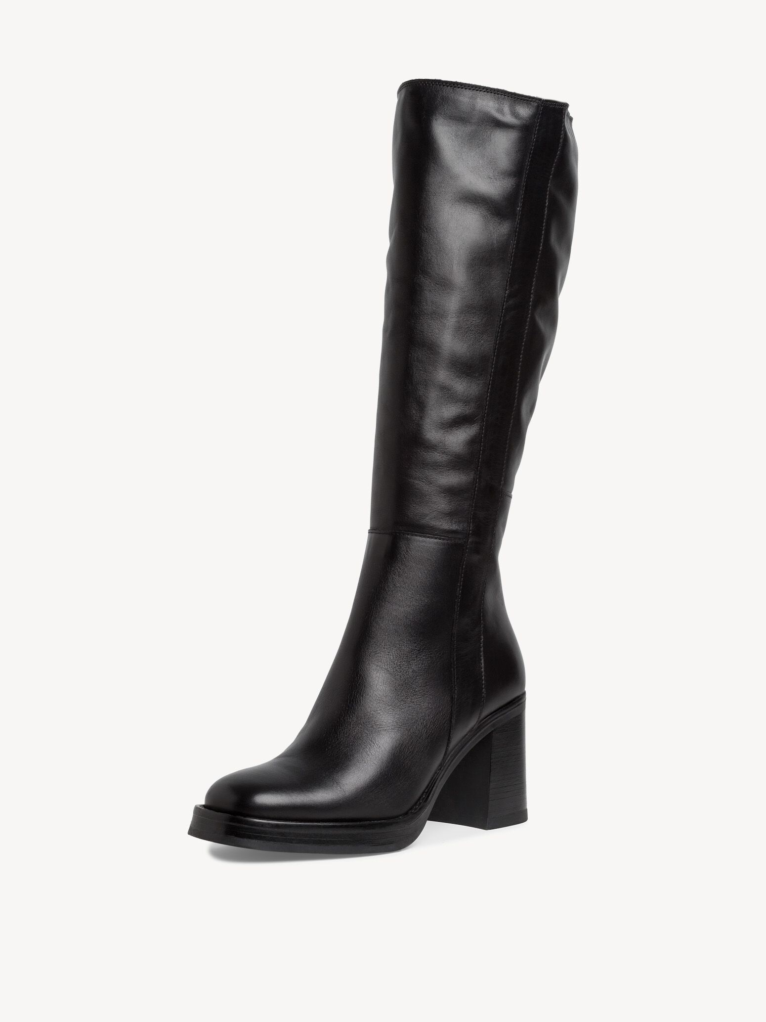 Bottes en cuir - noir