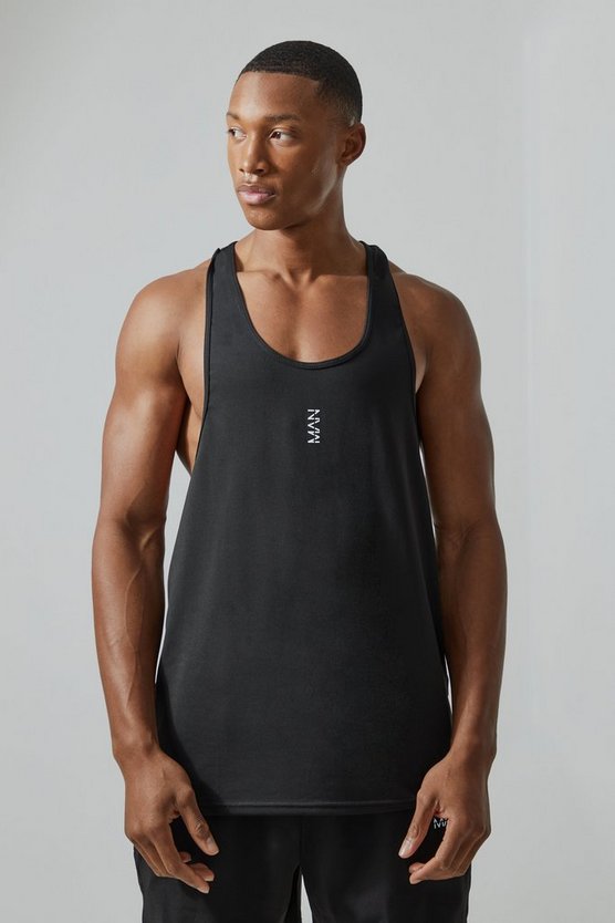 Man Active Performance Racer Trägershirt