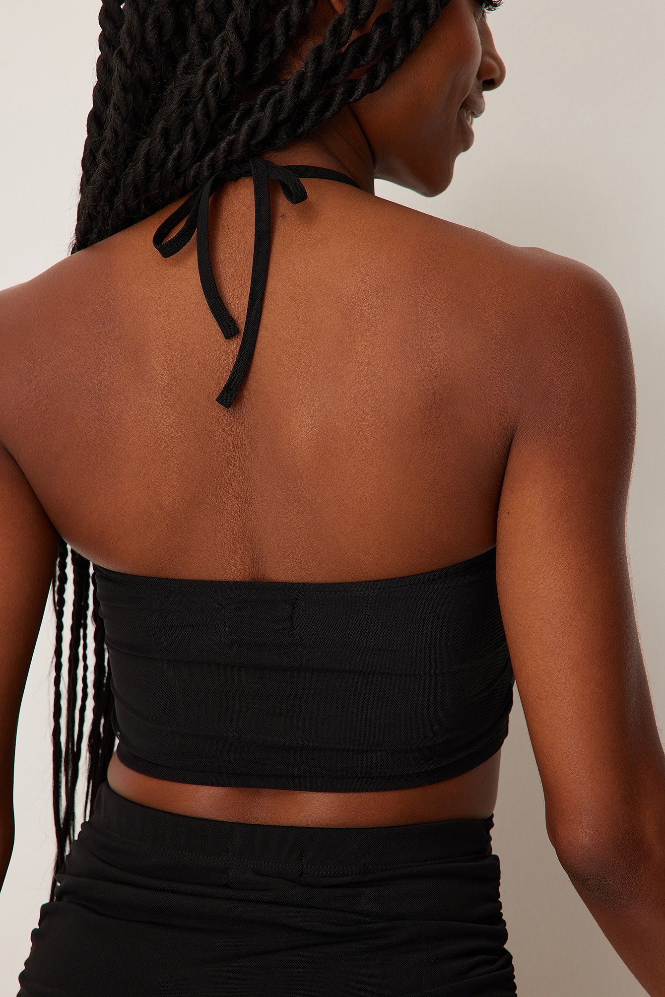 Neckholder-Oberteil mit Raffung