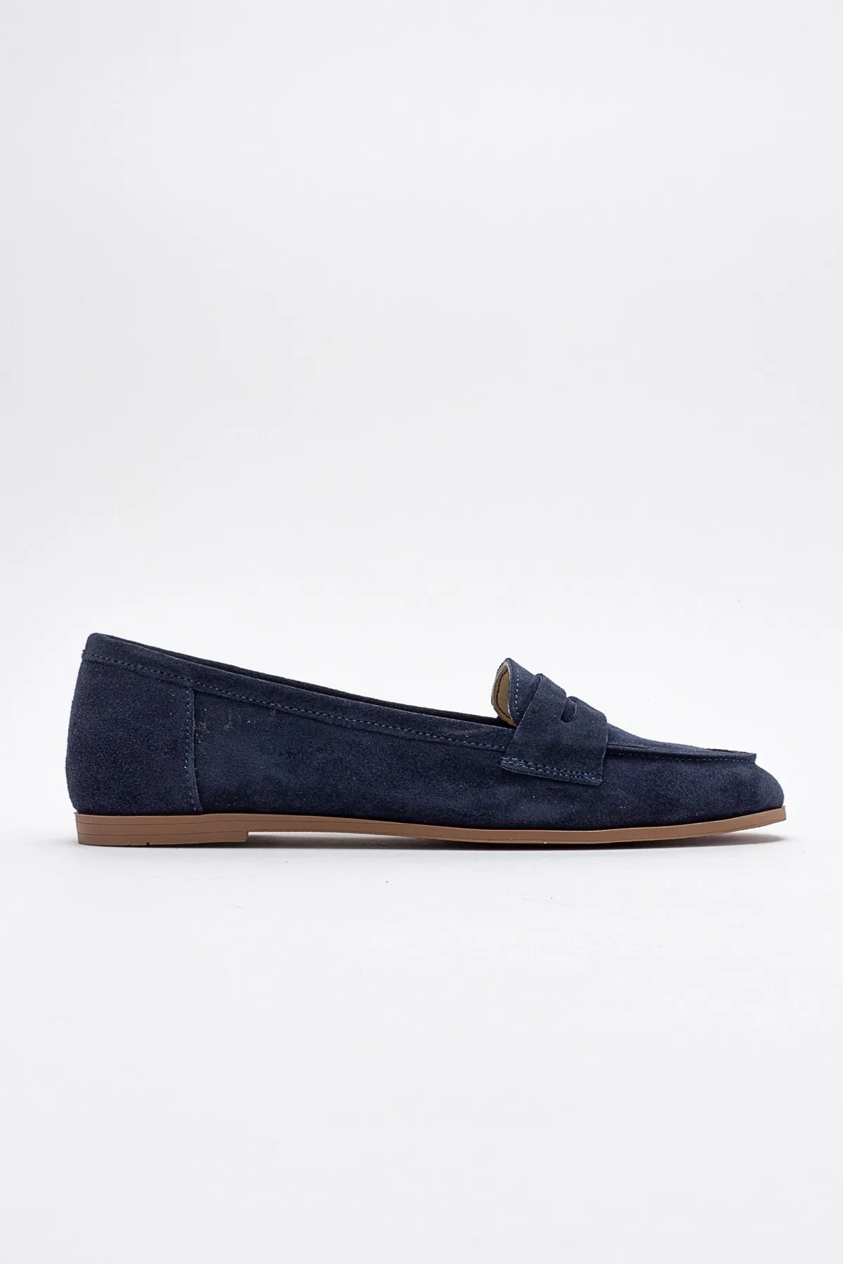 LuviShoes  Damen-Ballerina aus Denim-Wildleder F02