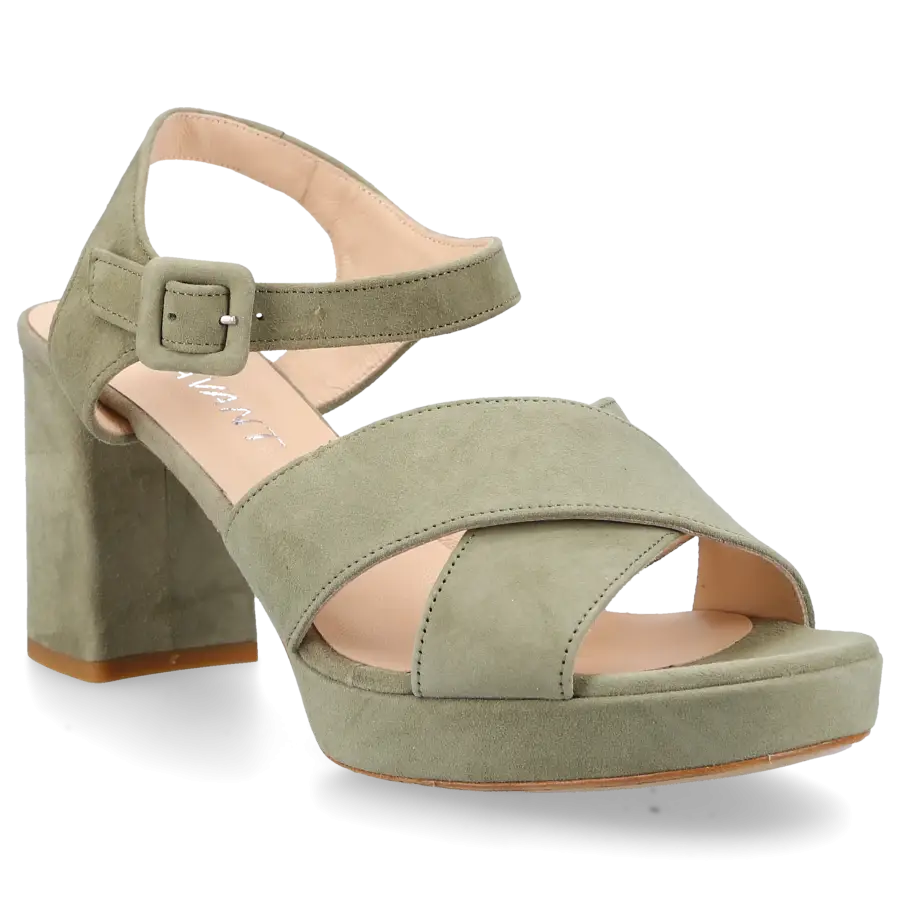 EN AVANT - Sandalen LUXE Veloursleder - grün