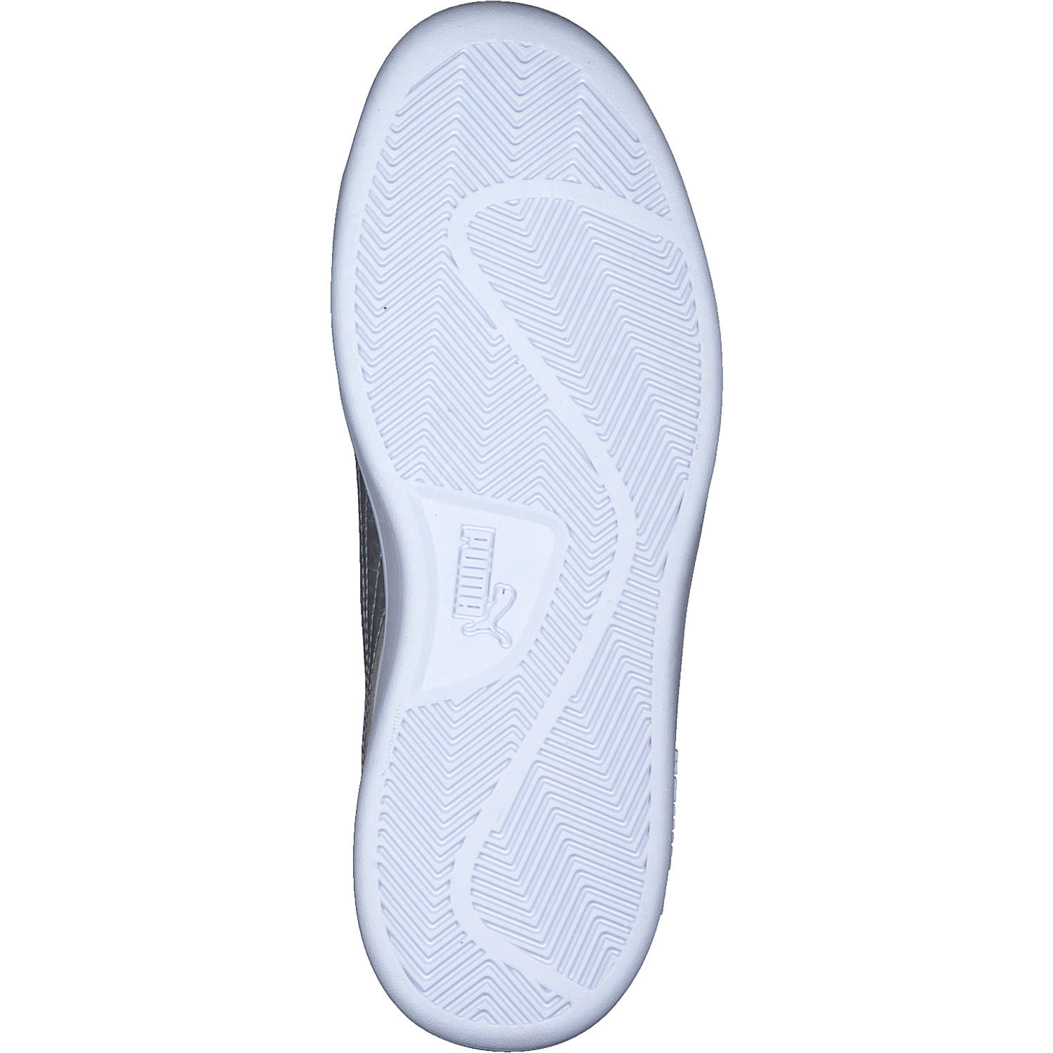Puma Smash V2 Metallics Jr. 389682, Schnürschuhe, Damen, puma white/glacial gray-puma s