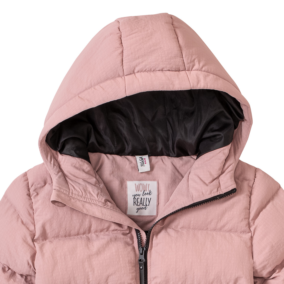 Mädchen Steppjacke mit Kapuze