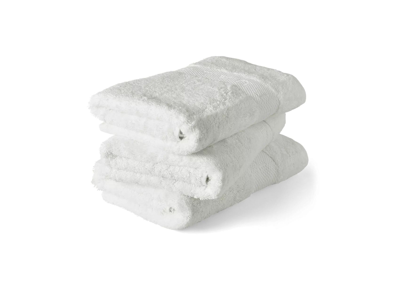 Serviette de toilette en coton ultra doux 50 x 100 cm blanc cassé