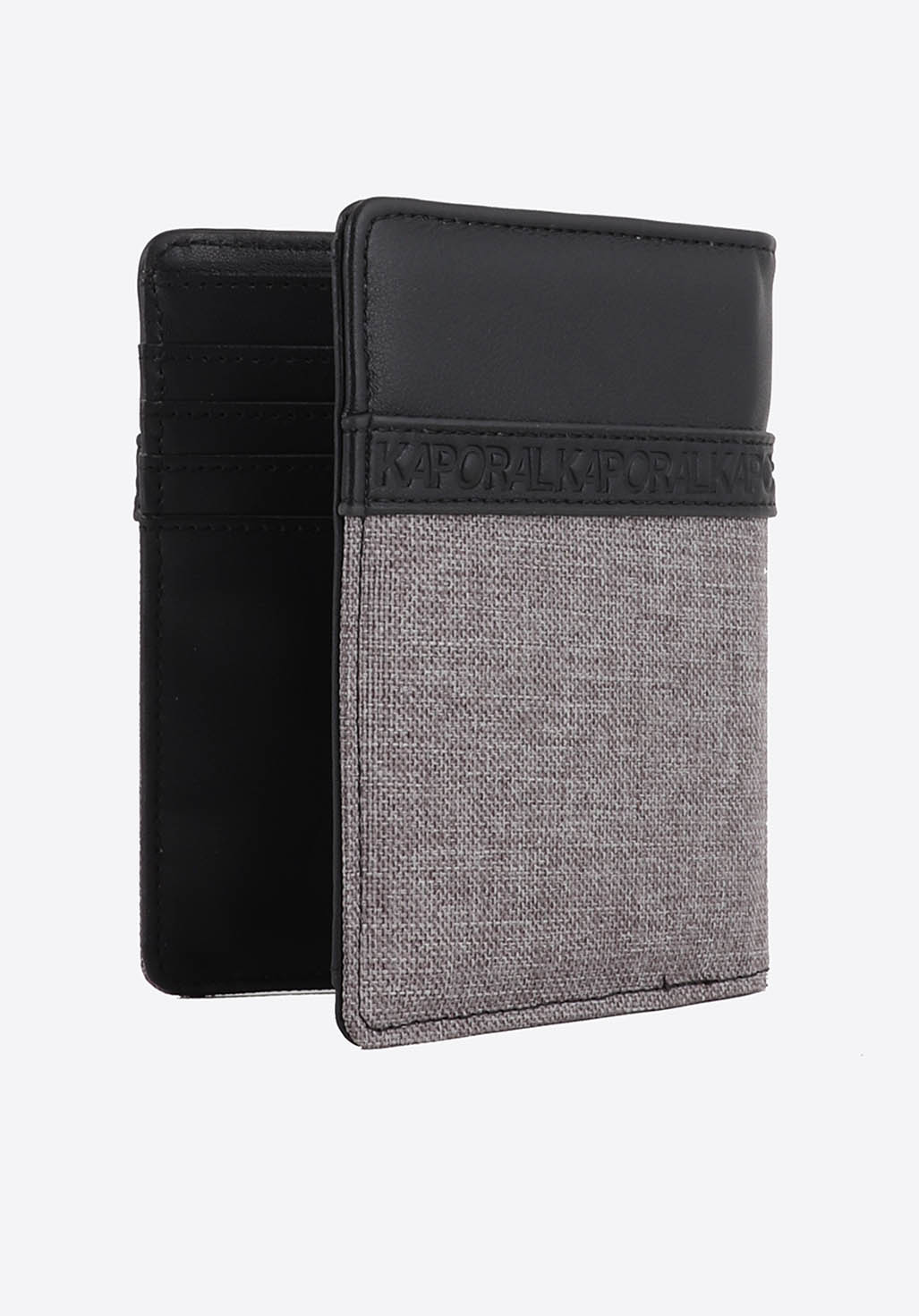 VEEDE  Portefeuille noir et gris homme