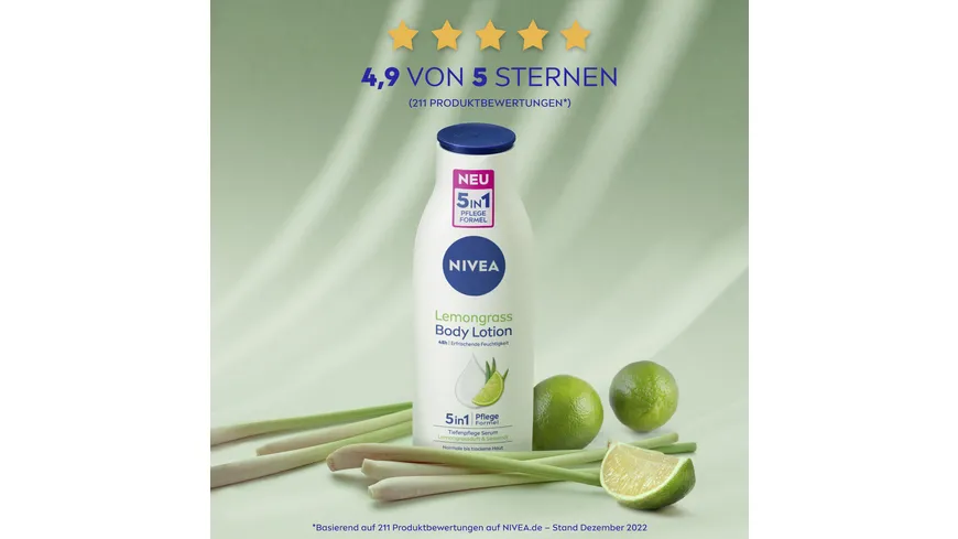 NIVEA Body Lotion Lemongrass 400 ml