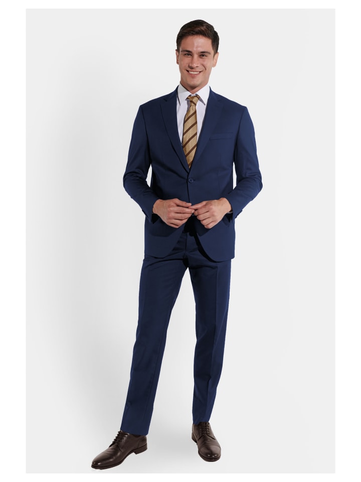Steffen Klein Anzug REGULAR FIT in blau günstig kaufen