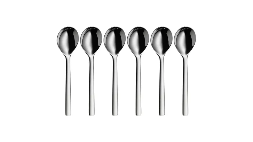 WMF Suppentassenlöffel Set 6 Stück Nuova