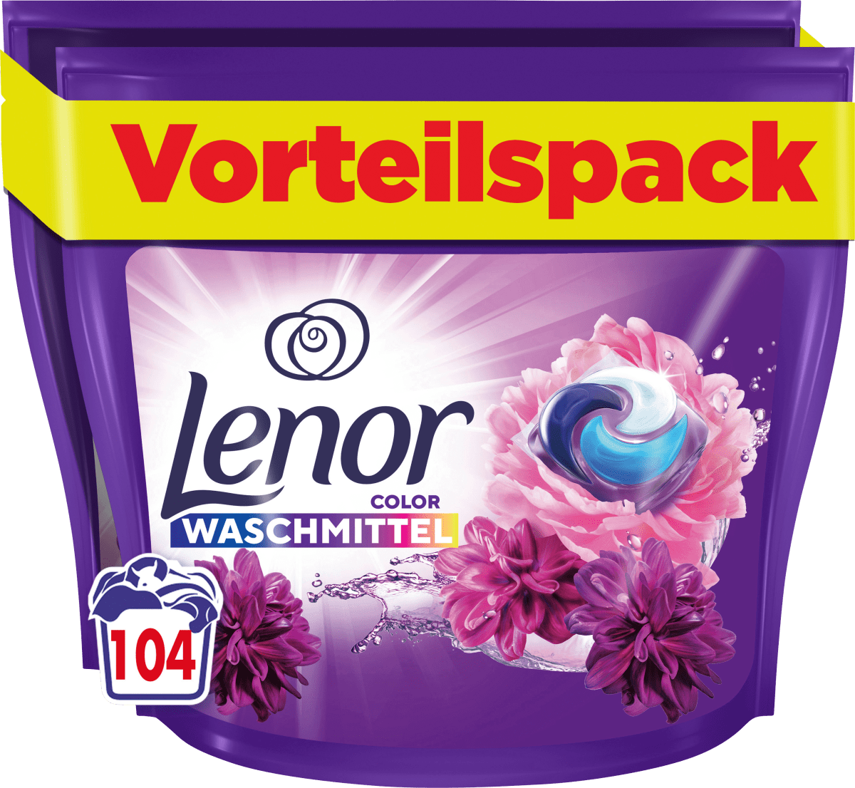 Colorwaschmittel Pods Amethyst Blütentraum (2x52 Pods), 104 Wl