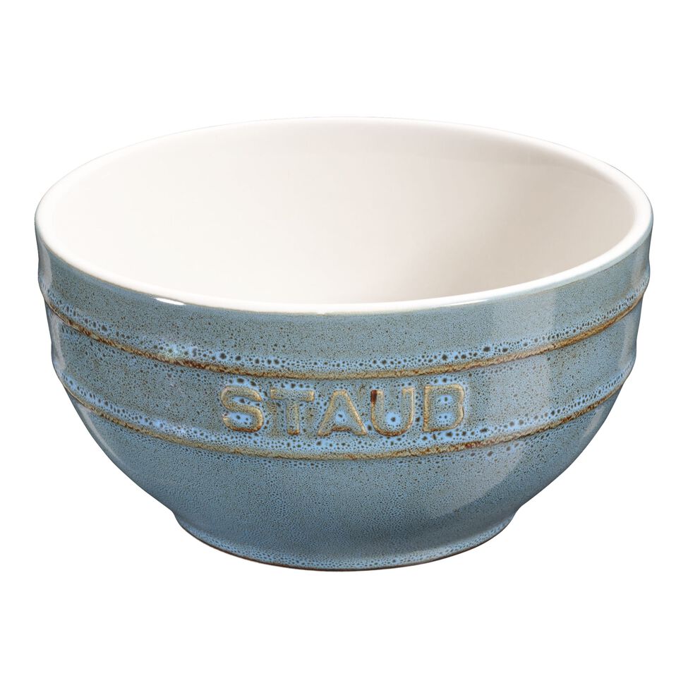 Schüssel 14 cm, Keramik, Antik-Türkis