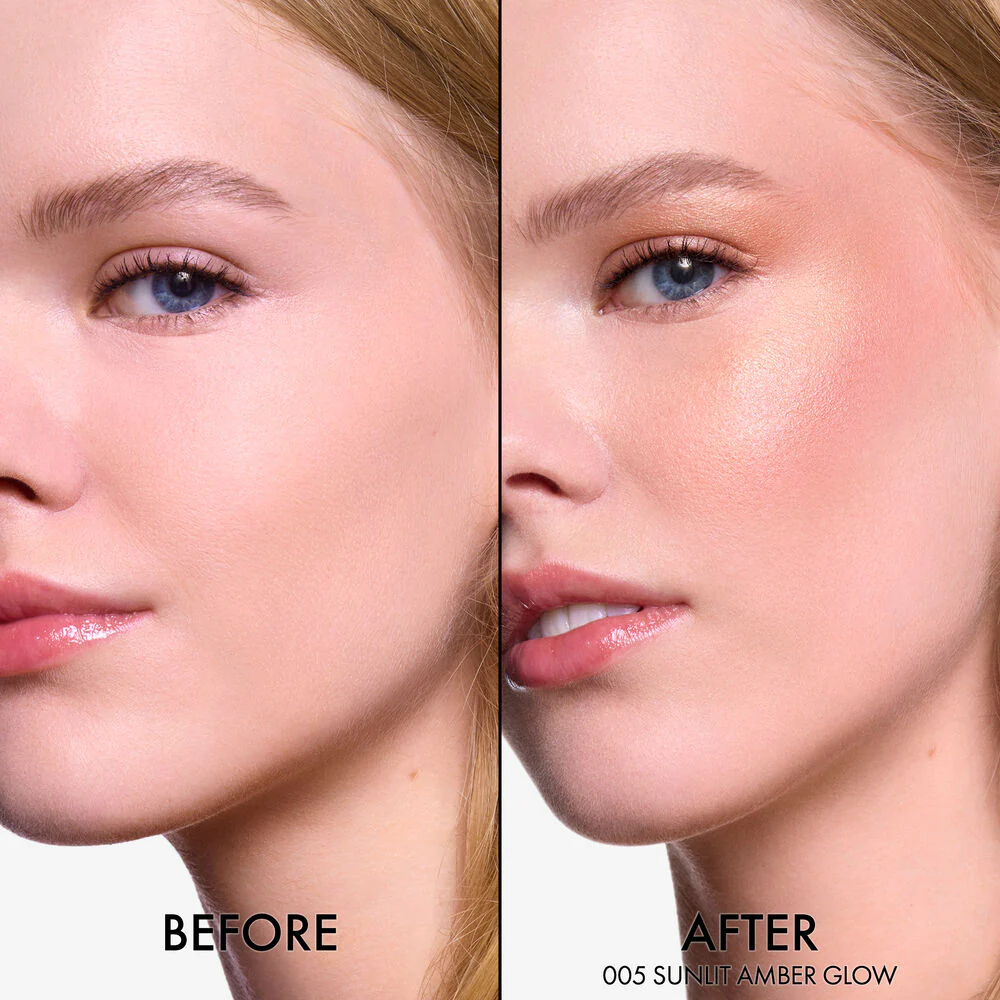 Dior Backstage Glow Maximizer Palette - paleta na tvár, rozjasňovače a kompaktná lícenka