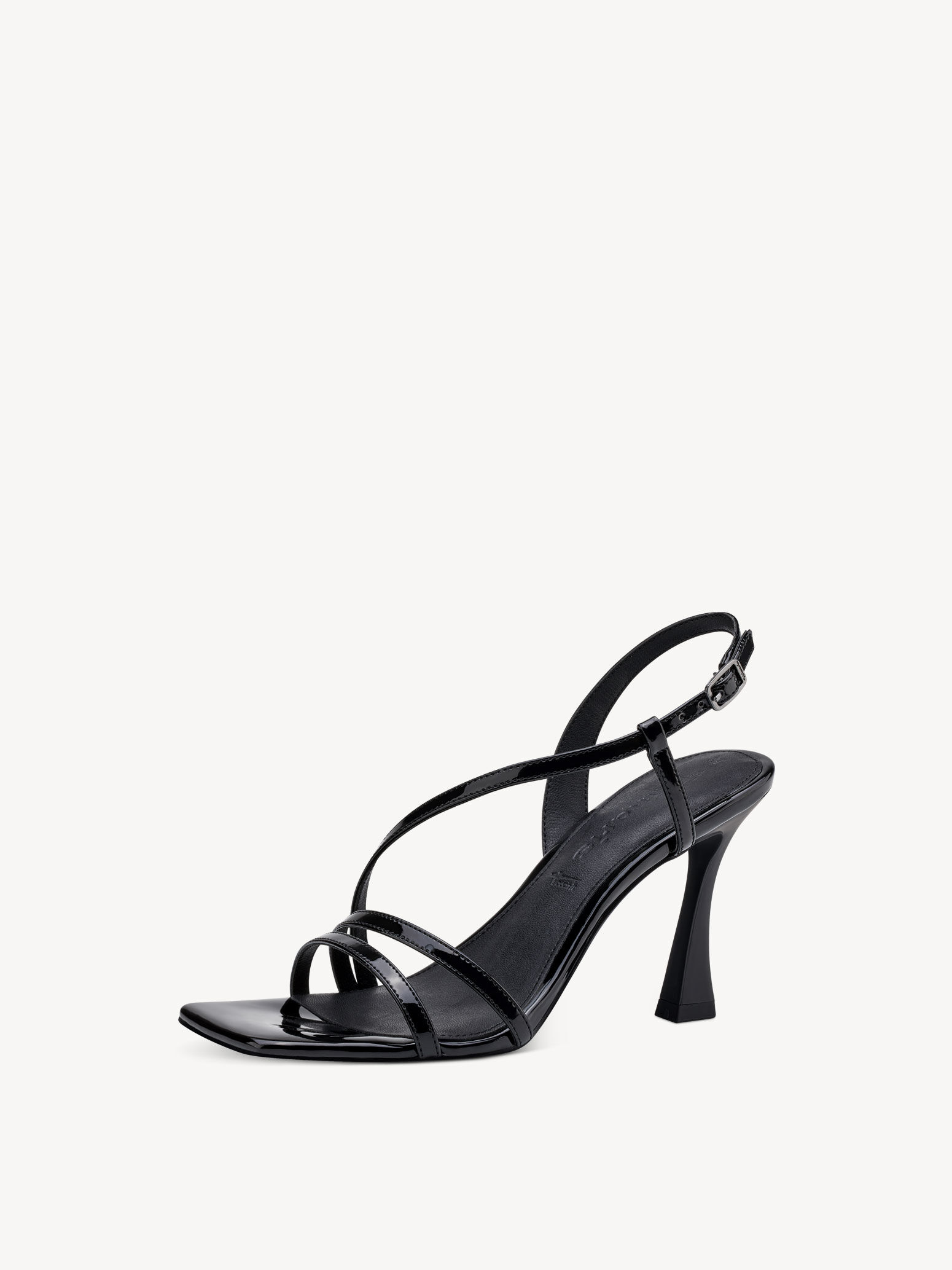 Sandale à talon - noir