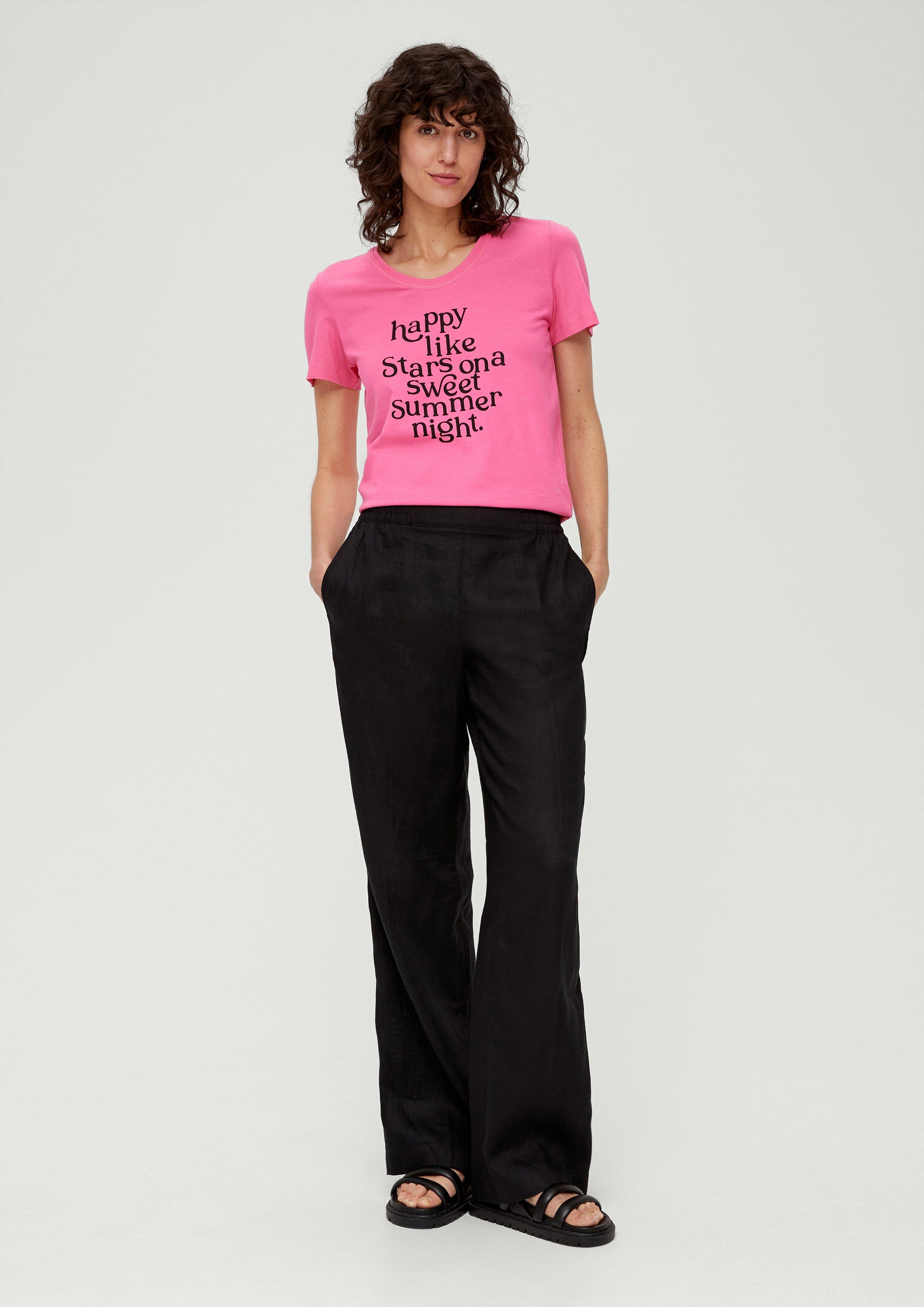 T-Shirt mit Statement-Print  2132800-44D2