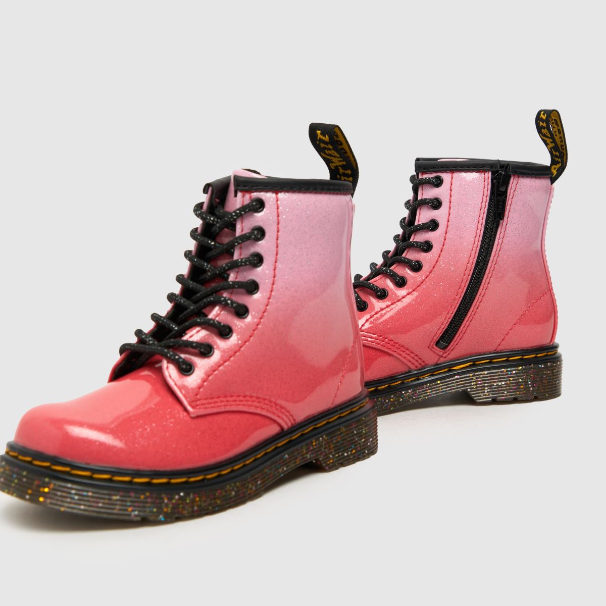 Dr. Martens 1460 csillámos lányka kisgyermek csizma rózsaszín