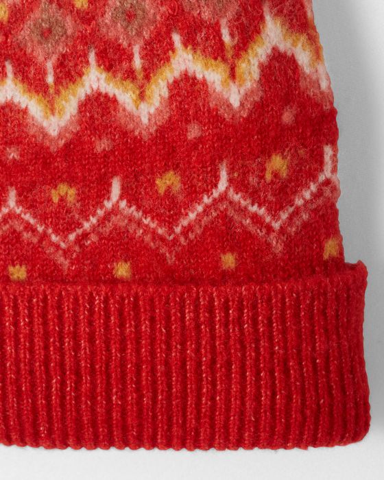Bonnet maille chaude jacquard Thermolactyl