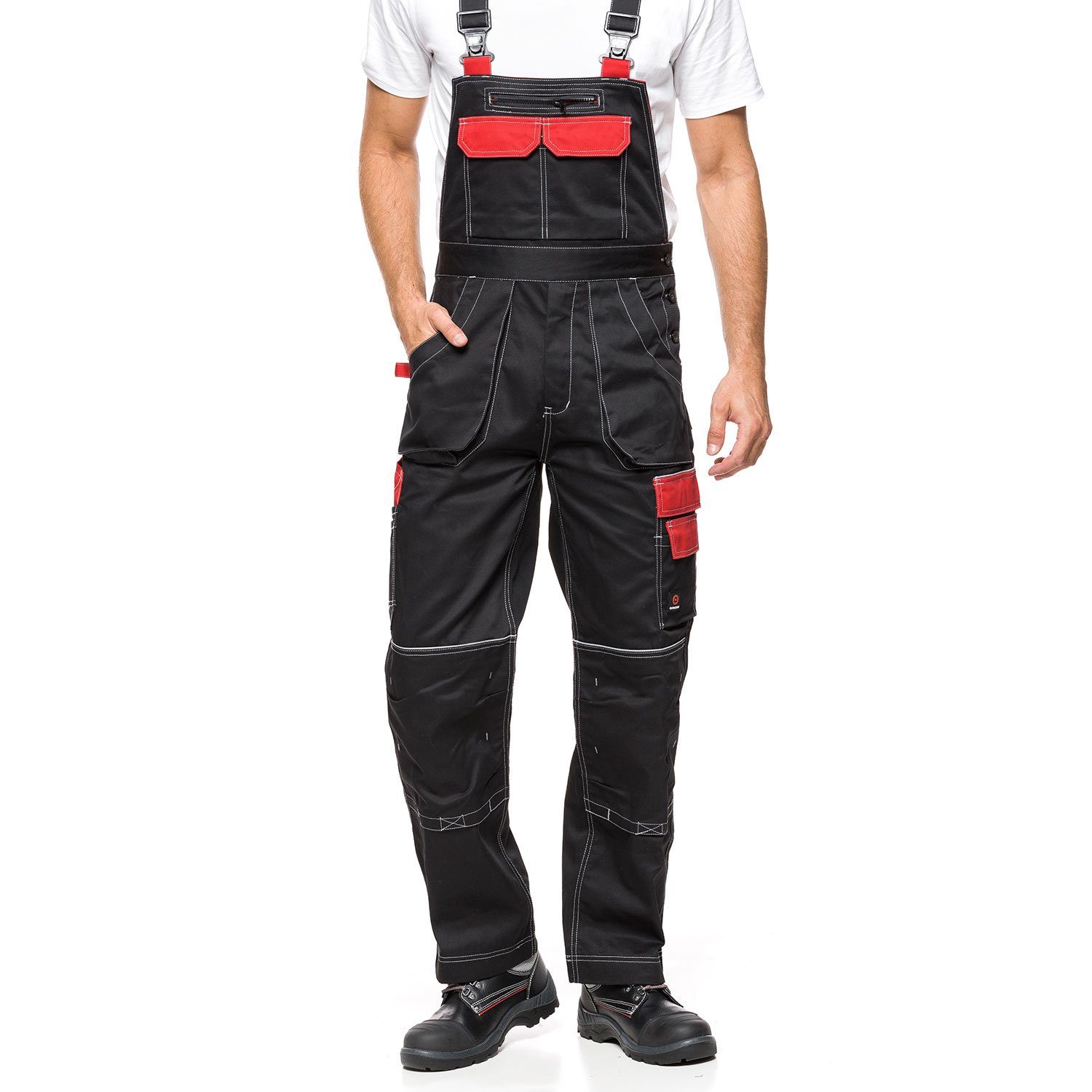 Avacore Arbeitslatzhose Helios Canvas Gewebe-Material; Zwei- & Dreifachnähte; Wasserdichte Cordura-Verstärkung