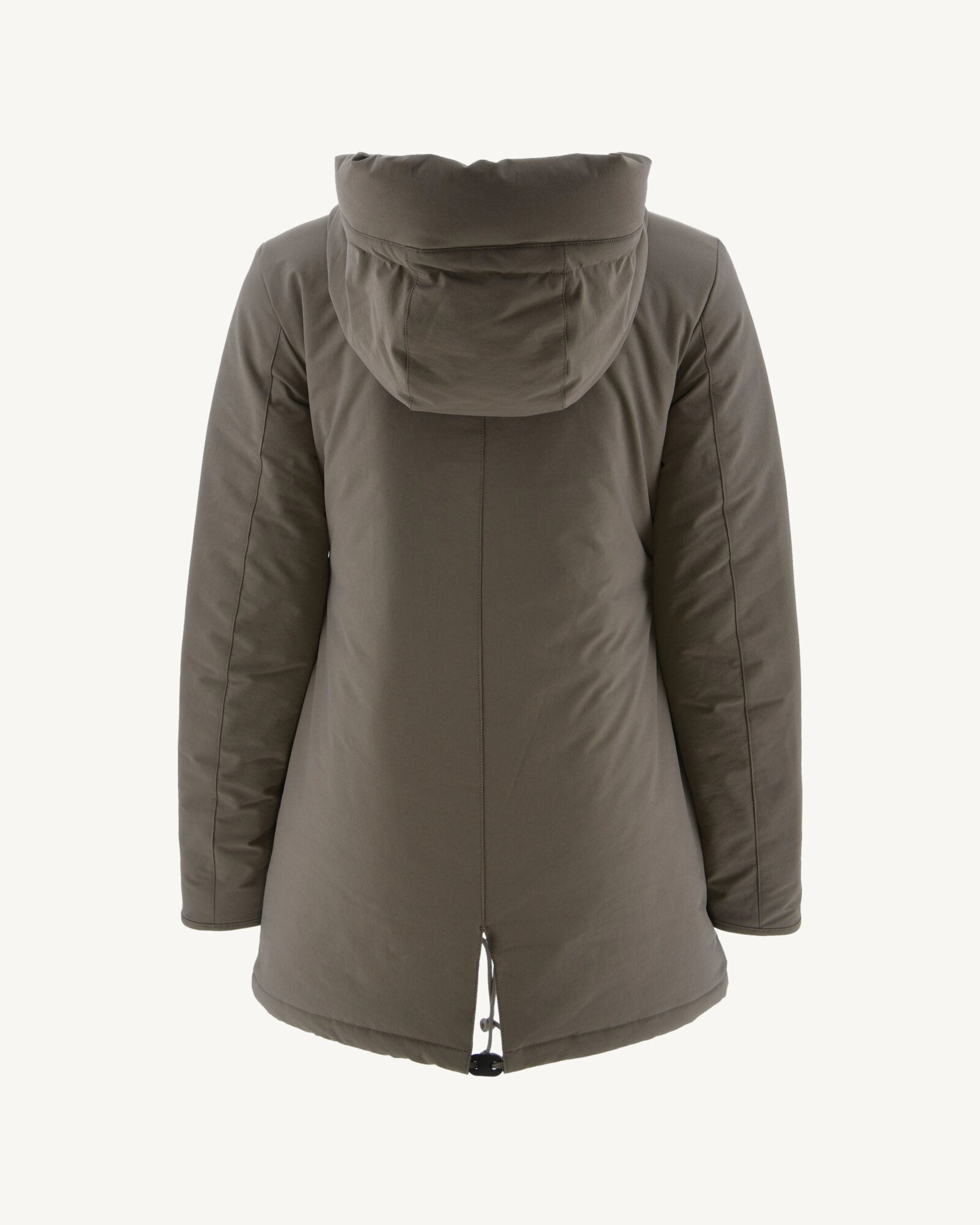 Doudoune à capuche Taupe Sibérie